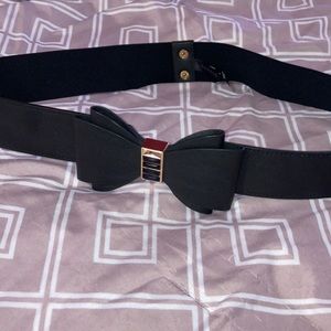 Torrid black bow belt